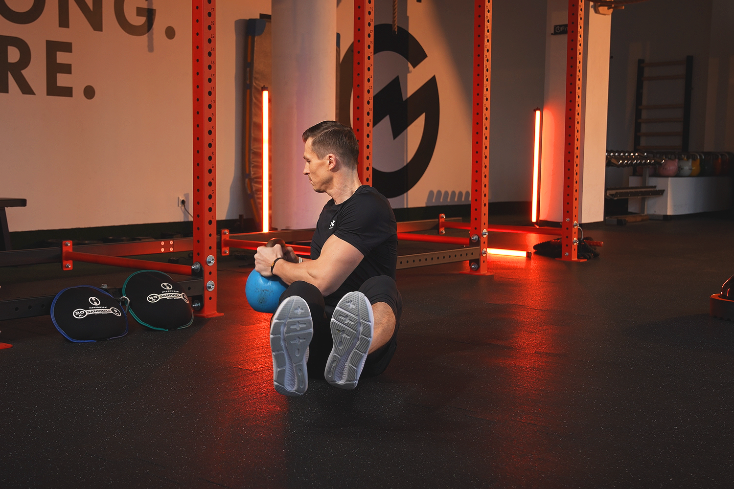 rosyjski twist z kettlebell